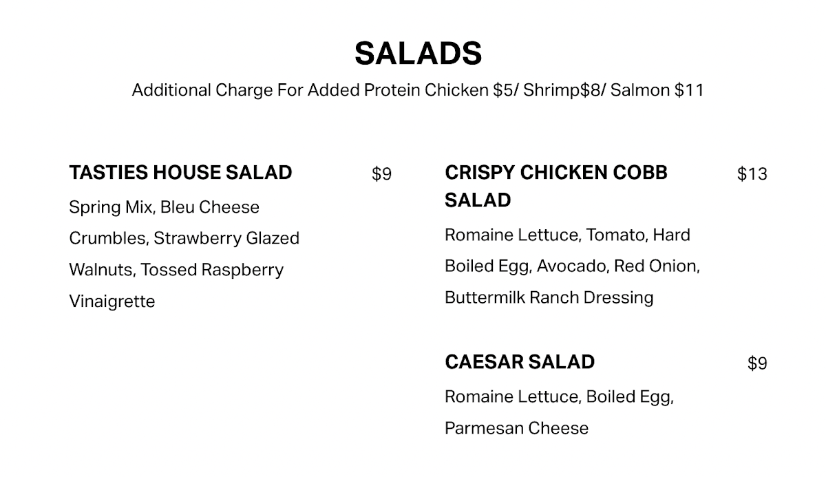 Tasties Soul Food Restaurant Menu - Image 6